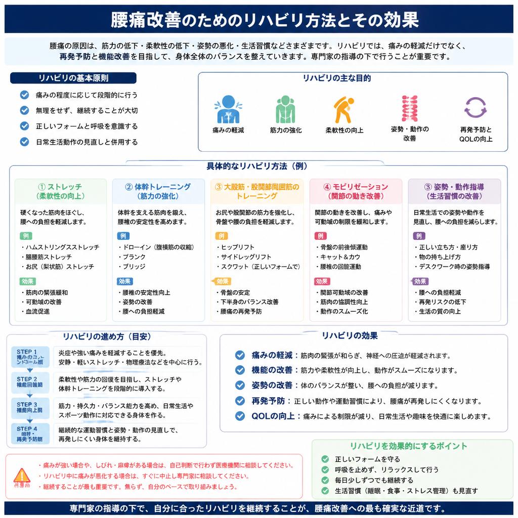 リハビリ方法とその効果