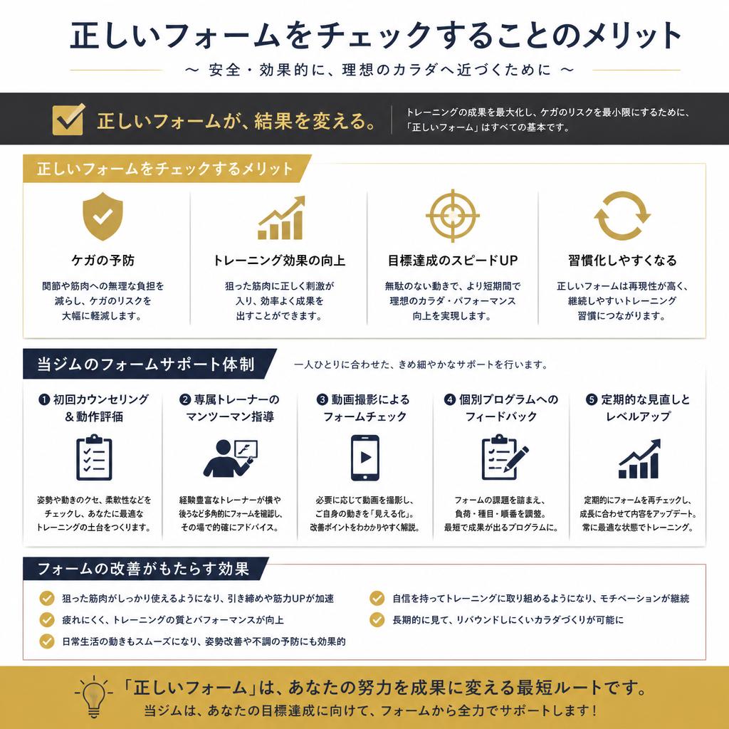 フォームチェックでパフォーマンス向上