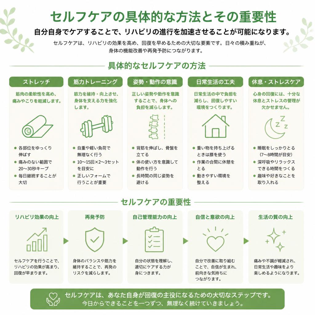 セルフケアで自主的な健康管理を