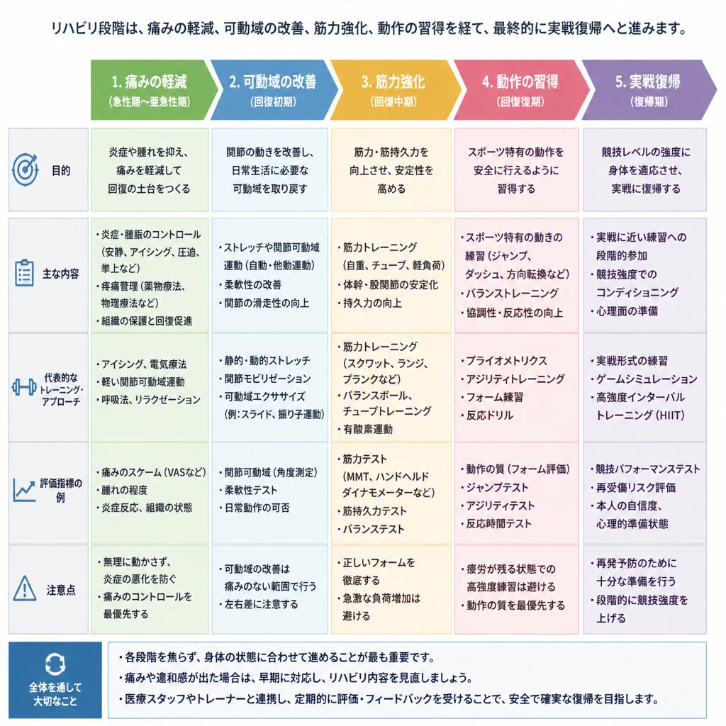 競技復帰までの流れ