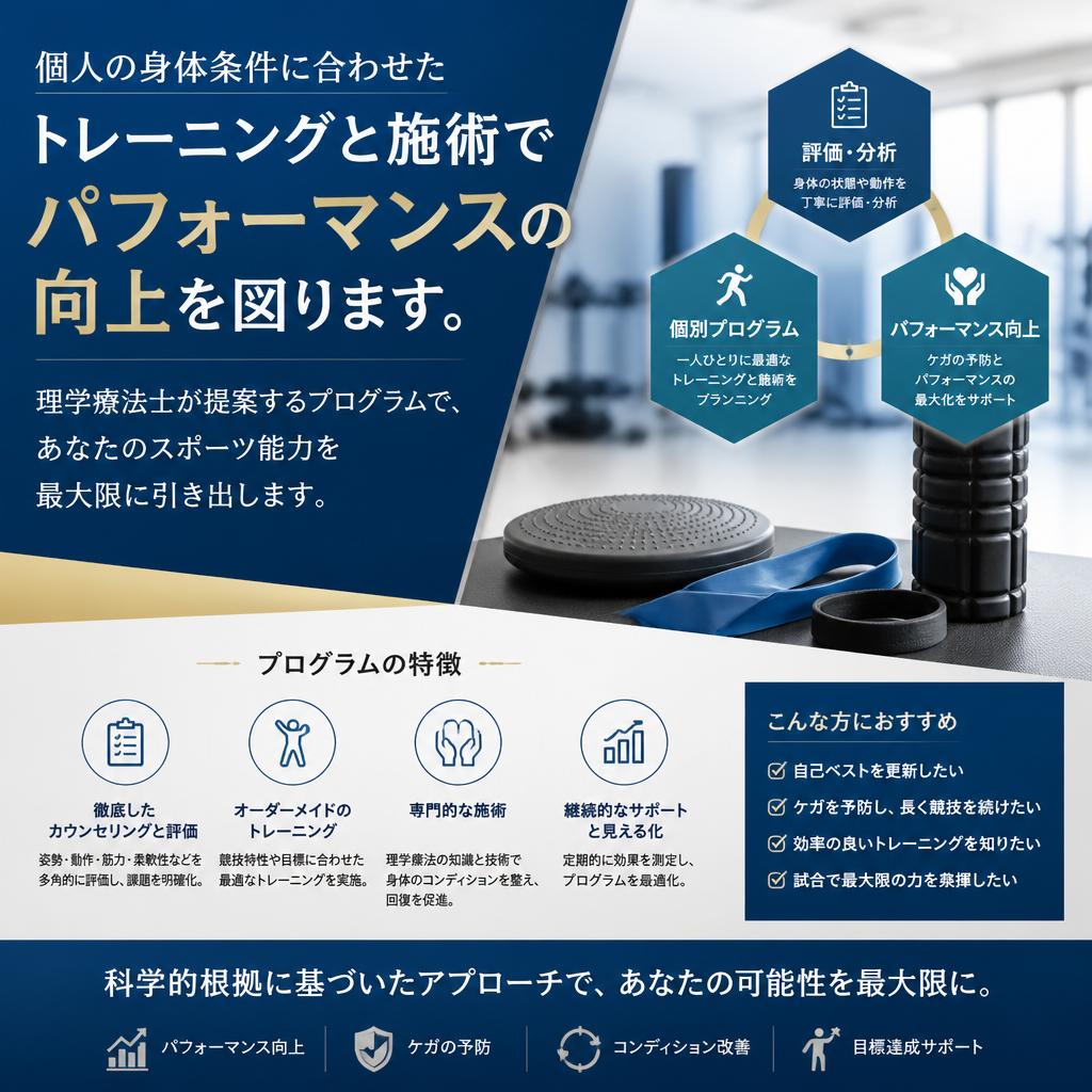 スポーツパフォーマンスを向上させる方法