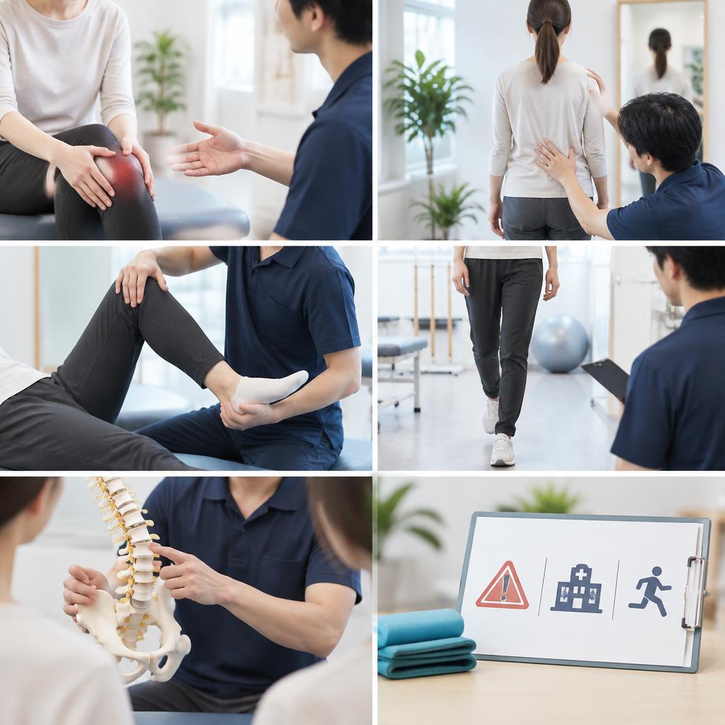 腰痛を我慢しないために。まずは身体の状態と動作をチェック