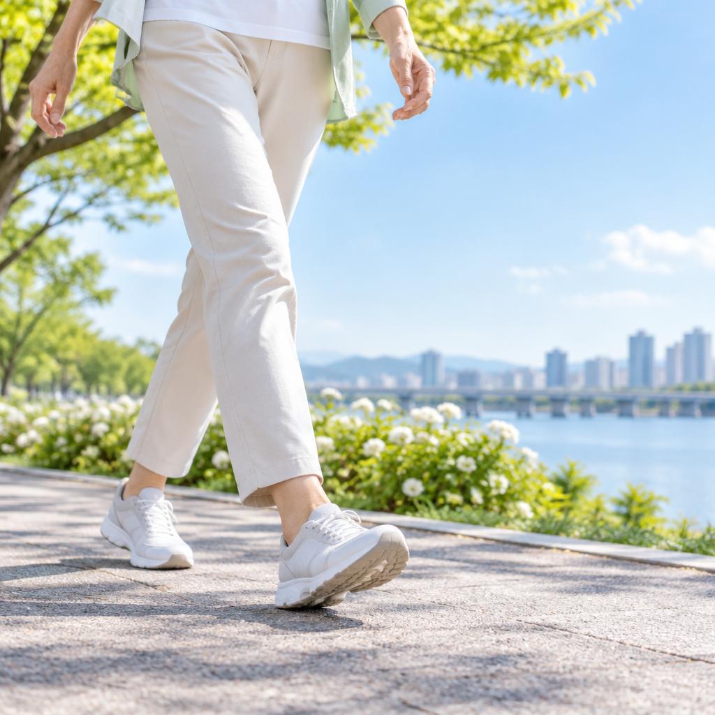 歩き始めの膝の痛みに、もう悩まない。50代から始める、軽やかな毎日への一歩。