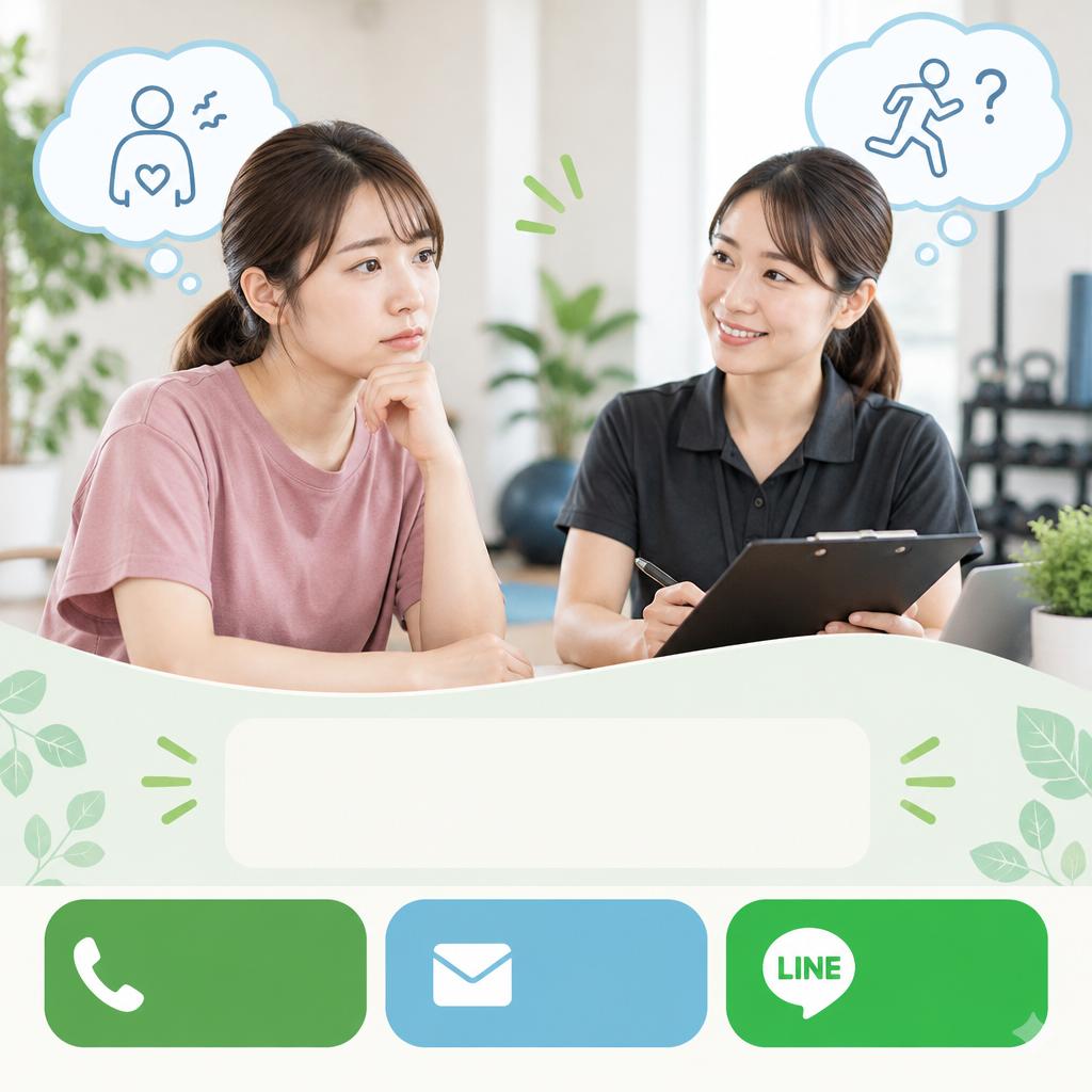 痛みを我慢する前に、まずは無料カウンセリングへ